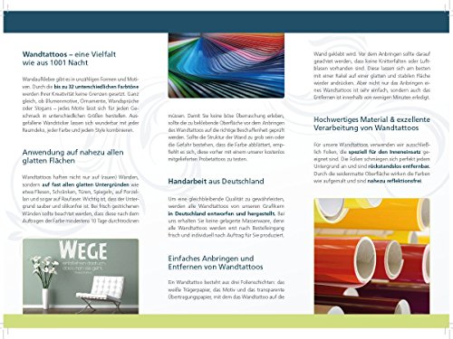 Wandtattoo-bilder® Wandtattoo Die Vergangenheit ist Geschichte Nr 3 Wanddeko Wohnzimmer Dekoration Größe 100×26, Farbe Schwarz - 6