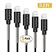 Price comparison product image Iphone Charger Cable,Puridea (5 Pack) 3Ft Lightning Charging Cable USB Sync Date To Lightning Wire for iPhone 8/8 Plus,iPhone X, iPhone 7 Plus 7 6S Plus 6 Plus, iPad 2 3 4 Mini, iPad Pro Air