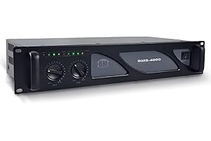 BM SONIC Amplificatore audio DJ - per BMSonic BMS-4000-2 x 2000W - Tecnologia MOSFET con ventilazione continua