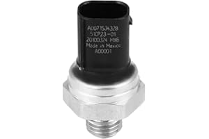 ARAMOX Kraftstoffdrucksensor, Schalter für Auto-Abgasdrucksensor für W169 W245 A0071534328 Schwarz + Silber