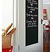 ALLTOP Vinyl Whiteboard / Dry Erase Board Stickers / Peel and Stick Chalkboard Sticker / Wall Decals With with 5 Free Chalks for Classroom, Office, Restaurant or Home Kitchen (45cm * 200cm, W*L), Black