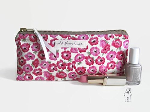 Pink Floral Pencil Case, Old Flour House