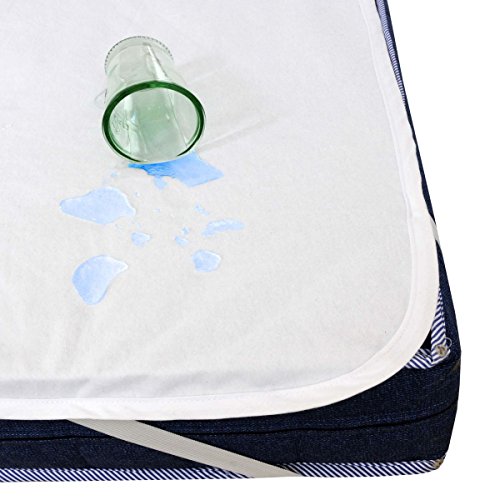 Matratzenschoner Wasserdicht Atmungsaktiv Moderno® Special Molton Betteinlage Inkontinenz mit 4 Übereckgummis in (Breite x Länge) 90x200cm - 2