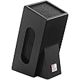 Richardson Sheffield R164HSRC58846 Knife Block with Brush Insert Unequipped Black, 15.5 x 11.5 x 26 cm