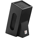 Richardson Sheffield R164HSRC58846 Blocco per coltelli con inserto a spazzola non attrezzato nero, 15,5 x 11,5 x 26 cm