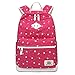 Produktbild M-hwbb Niedliche Frauen Buch Tasche Mädchen Laptop Canvas Rucksack für Kinder Daypack Rucksack Marineblau (Farbe : Style F)