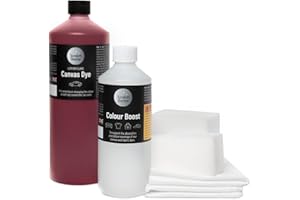 THE SCRATCH DOCTOR Scratch Doctor Canvas Dye Kit Restore Faded Colour on Convertible Car, Boat Roof, Awning & Soft Top (Red, 500ml)