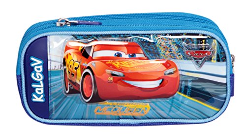 Preisvergleich Produktbild Cars Disney Pixar Offiziell lizensierter Blau Verbreiterung Federmäppchen / Schlampermäppchen