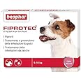 Beaphar fiprotec Dog (3 Pipettes) – Pesticide Solution Spot On With Active Substance Fipronil, Against Fleas And Ticks, cani piccoli (5-10 kg)