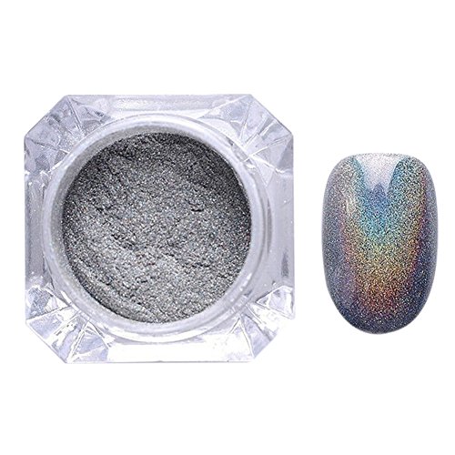 More Care 1g Shinning Mirror Powder Colorful Rainbow Nail Glitter DIY Tool Nail Art Chrome Pigment