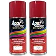 APAR Touch Up Spray Paint CANDY CHERRY RED - 225 ml (Pack of 2-pcs) For Tata-Flame Red, Hyundai-Fiery Red, Honda-Radiant red and Maruti Cars, Bikes and E-Rickshaw.