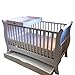 Izziwotnot Bailey Cot Top Changer (White)