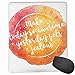Produktbild Mouse Mat Stitched Edges, Motivational Message On Artistic Grunge Vibrant Background Happiness,Gaming Mouse Pad Non-Slip Rubber Base