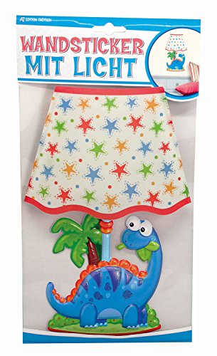 Wandsticker mit Licht „Dino“: Mit Glitzer-Lampenschirm - 2