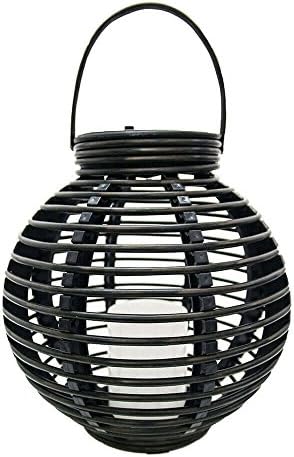 TJ Hughes Solar Rattan Table Lantern