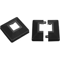 12 Copribasi Per Pali In Metallo Argentato – 15,2x15,2 Cm Esterni, Adatti A Pali 10x10 Cm, Facili Da Montare