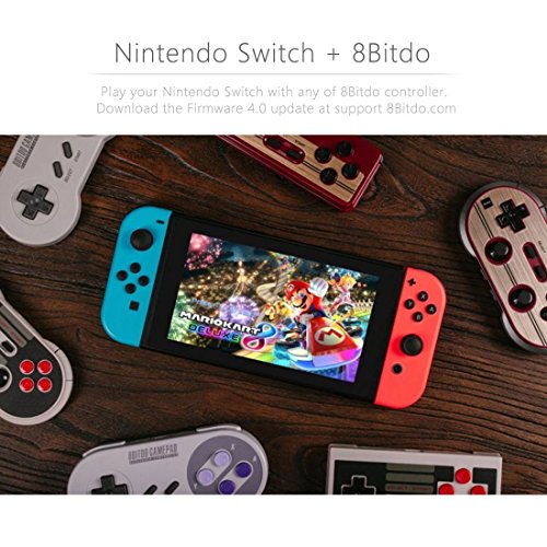 N30 PRO Controlador de juegos, YIKESHU 8 SNES NES Controlador inalÃ¡mbrico Bluetooth Controlador clÃ¡sico de juegos de Nintendo Android Windows macOS