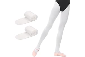 Bezioner Kinder Ballett Strumpfhose Tanzstrumpfhose mit Fuß für Kinder und Damen