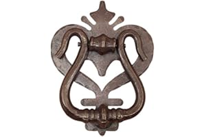 EFFEDIELLE 'Battant forgé pour porte, portail "Toscano 160 x 210 mm, Finition rouille complet de vis de fixation