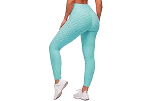 Memoryee Leggings Mujer Push Up Mallas Anticeluliticos Pantalones Deportivos Fitness Suaves Elásticos Cintura Alta Barriga Control Talla Extra Leggins Yoga