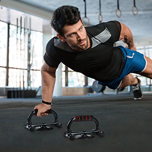 HiHiLL 2 Liegestützgriffe Push Up Stand Bar Liegestütze mit starke Absaugung für Push up und Sit up - 6