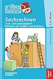 Image de LÜK: Sachrechnen Doppelband: Klasse 5 / 6 Text- und Sachaufgaben, Rechnen mit Größen und Brüchen