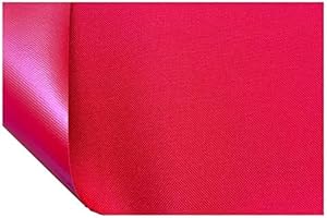 Heavy Duty Tough 100% Waterproof AQUATUF SD 600D Outdoor Canvas Fabric Material Cover SEAT (Red)