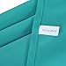 Deconovo Eyelet Thermal Insulated Ready Made Curtain Energy Saving Blackout Curtain for Bedroom with Matching Tie Back 140x245cm Turquoise 1 Piece