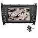 Produktbild Ohok 7 Zoll Bildschirm 2 Din Autoradio Android 8.0 Oreo Radio mit Navi DVD GPS Navigation Unterstützt Bluetooth WLAN DAB+ für Mercedes-Benz C-Class/CLK mit Klein-Rückfahrkamera