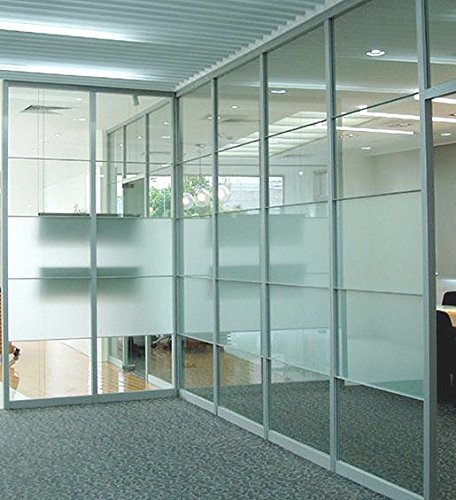 (60cm X 200cm)DuoFire statisch haftende Deko- / Sichtschutzfolie Privacy Glass Window Film DS001 - 5