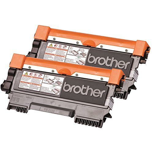 2x BROTHER TN2220 original Toner - Doppelpack schwarz fuer HL-2240 2240D 2250DN 2270DW MFC-7360N,-7460DN,-7860DW, DCP-7060D 2600 Seiten NEU