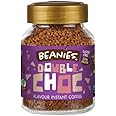 BEANIES Flavoured Instant Coffee Powder - Double Chocolate Hot & Cold Coffee Makes 25 Cups 100% Arabica Light Roasted Coffee Sugar Free 50g. Bottle (Double Chocolate)