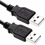 USB to USB Cable, GizzmoHeaven 1m USB 2.0 A Male to A Male High Speed Data Transfer Cable Lead For Hard Drive Enclosures, Printers, Modems, Cameras and Other USB Peripherals - 1 Metre