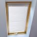 Produktbild KINLO 45 x 200cm Tür Plissee mit Saugnäpfe weiß Dachfensterrollo Jalousie Faltrollo Easyfix Ohne Bohren verspannt Rollo Sichtschutz und Sonnenschutz