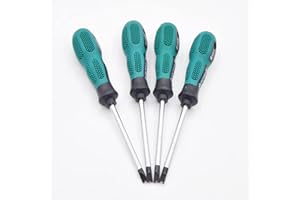 Fongmore Set di 4 cacciaviti a U di tipo 16 cm Lunghezza U1.7 U2.0 U2.3 U2.6 Kit di cacciaviti antiscivolo di precisione con strumento manuale magnetico multifunzionale