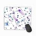 Produktbild Mouse Pad Jellyfish Watercolor Pattern sea Element Design White Background Unusual modern Textile Fabric Rectangle Rubber Mousepad 11.81 X 9.84 Inch