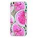 Produktbild Cuitan Transparent TPU Weiche Hülle Schutzhülle für Apple iPhone 6 / 6S (4,7 Zoll), Modisch Muster Design Durchsichtig Rück Abdeckung Back Cover Case Handytasche Rückseite Tasche Handyhülle für iPhone 6 / 6S (4,7 Zoll) - Wassermelone