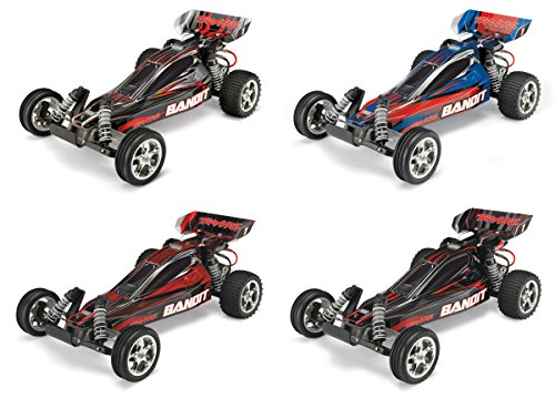Traxxas Scale 1:10 Bandit 2WD Ready to Run Off-Road Buggy (Silver)