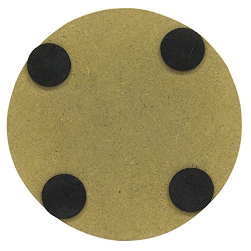 Promobo Set Set 4 Set Topfuntersetzer Glas Deko Collection Bistro Rot - 6