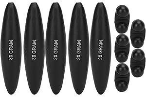 TOWEBOORY 5 Stück Fishing Float Wels-Posen, Posen, Klassische Angel-Bobber, Angel-Bobber-Posen, Tragbare Eva-Wels-Posen Und Glocken-Angelzubehör Für Angelbegeisterte(30g)