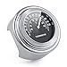 Produktbild Shsyue®Universal 7/8" 1" Wasserdicht Aluminium Motorraduhr Lenker Uhr Thermometer Schwarz