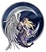 Produktbild Nene Thomas - Jumbo Fairy Moon Dark Sky Angel Wings etiket Sticker - 8" x 9.5" - Weather Resistant, Long Lasting for Any Surface