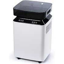 Déshumidificateur électrique 90L/jour - Pompe 5m, Réservoir 8L, Silencieux (43dB) Pour Cave, Maison Jusqu'à 240m²