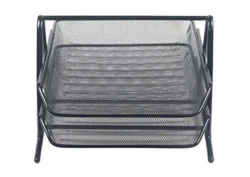 Malla carta bandeja 2 3-and 4 Tier resistente a los ara azos apilable retrato de carga frontal tama o folio negro color negro 2 Tier reviews Malla carta bandeja 2 3-and 4 Tier resistente a los ara azos apilable retrato de carga frontal tama o folio negro color negro 2 Tier