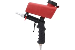 TATIY Pistolet de Sablage Pneumatique, Pistolet de Sablage à Air Portatif avec Buse épaisse, 90PSI, Machine de Polissage de Sablage Portable, Machine outil de Sablage pour Atomisation ébavurage du Carbone