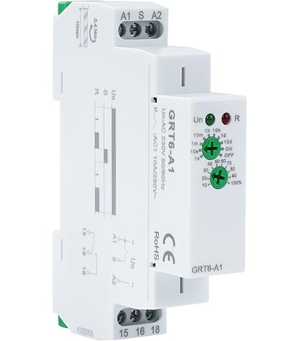 GEYA tijdvertraging Relais Timer op vertraging AC230V Nominale controle Voedingsspanning