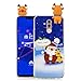 Produktbild DYSu Hülle Weihnachtspuppen-Serie Gruppenfoto von Elchen und von altem Mann TPU Schutzhülle Weich Silikon Schale Stoßkasten Cover Case Bumper Tasche für Huawei Mate 20 Lite (6.30")