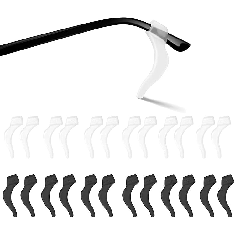 Lot De 8 Crochets D'oreille En Silicone Pour Lunettes - Antidérapants, Pour Sport, Course, Natation - 6