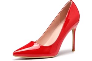 ZHABTUC Escarpins Femme, Mode Talon Haut 10 CM Bout Pointu Fermé Sexy Chaussures Talons Aiguille de Soirée Mariage