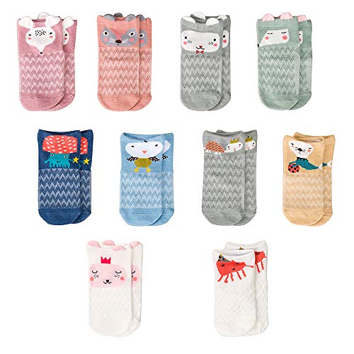 Anpole - Calcetines - para bebé niña Multicolor multicolor 1-3 años